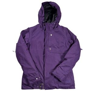 Burton Mutiny Jacket Women’s M Purple Waterproof Snow Ski Hooded Coat Dry Ride